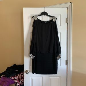 Black cocktail dress